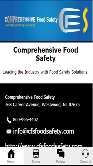 Comprehensive Food Safety App