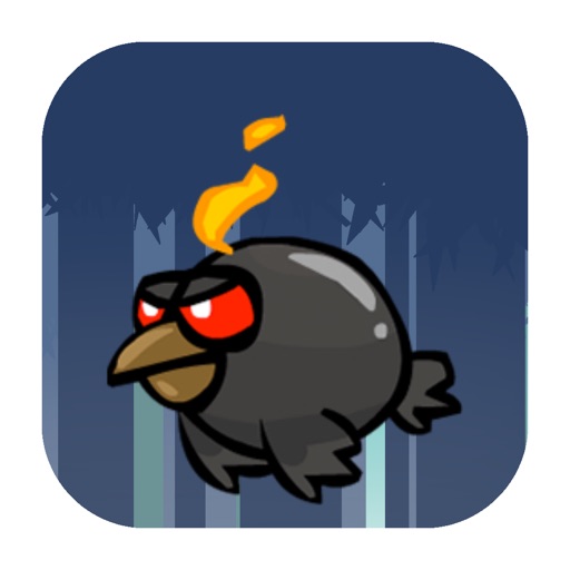 Flapy Dark Bird Icon