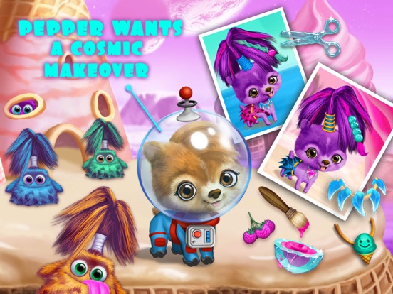 Игра Space Animal Hair Salon – Cosmic Pets Makeover