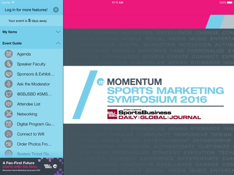 Momentum Sports Marketing Symposium screenshot 3