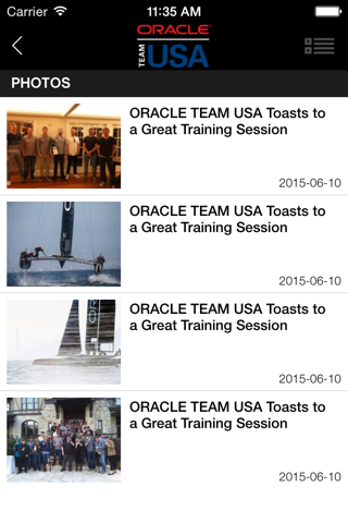 ORACLE TEAM USA APP screenshot 4