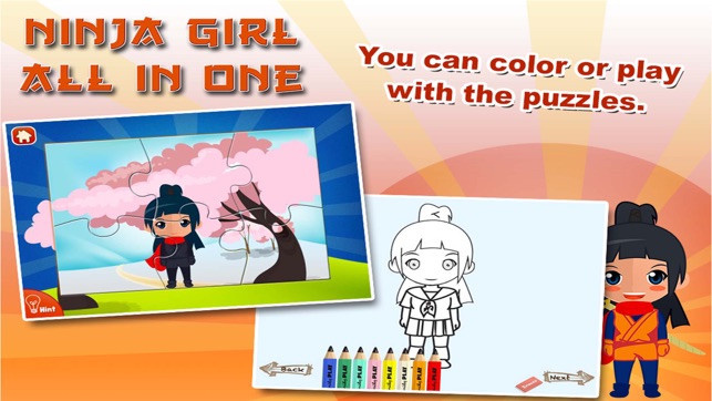 Ninja Girl Preschool Games for Kids(圖3)-速報App