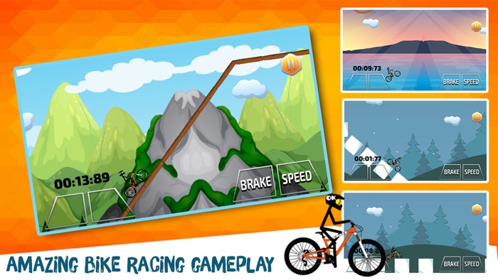 Stickman Stunt Bike Motorcycle Highway Race Rider