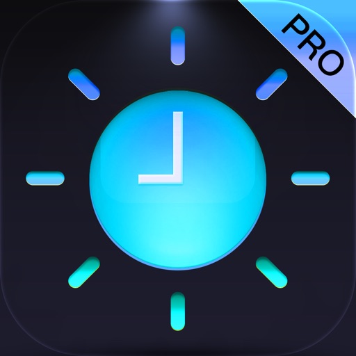 Digital Clock With LED Light Widget Pro icon
