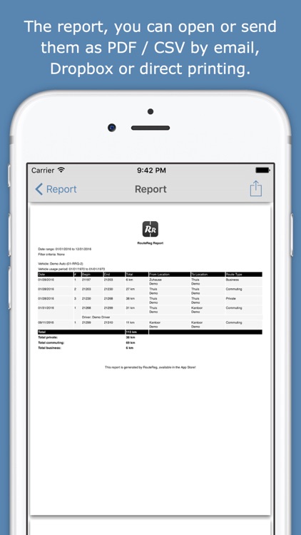 RouteReg, mileage registration screenshot-4