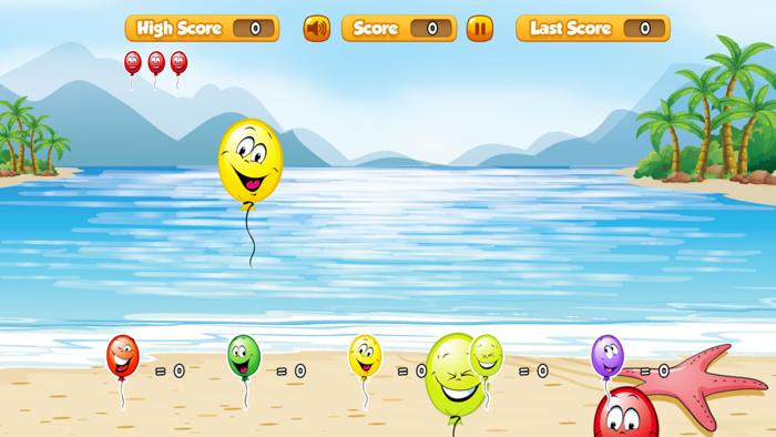 Balloon Blast Game For Kids