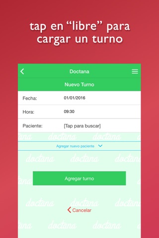Doctana - Historias clínicas + Agenda Simple screenshot 3
