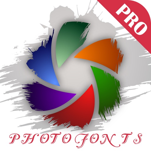 Photo Fonts Pro + icon