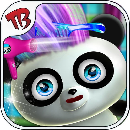 Little Panda Hair & Barber Beauty Salon - Fun Dress Up Game For Kids Icon
