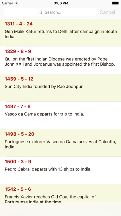 Timeline of Indian history expert offline