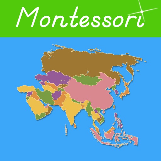 Asia - Montessori Geography Icon