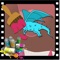 Coloring Games Dragon flight Version
