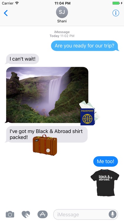 Black & Abroad Sticker Pack