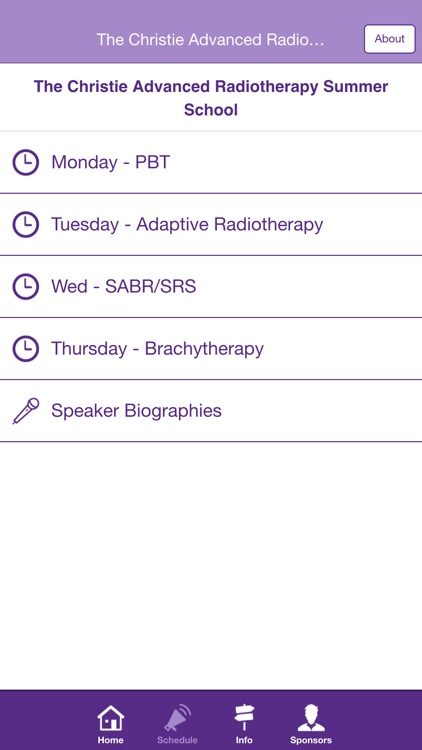 The Christie Advanced Radiotherapy Summer School