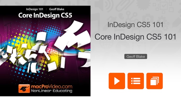 Course For InDesign CS5 101