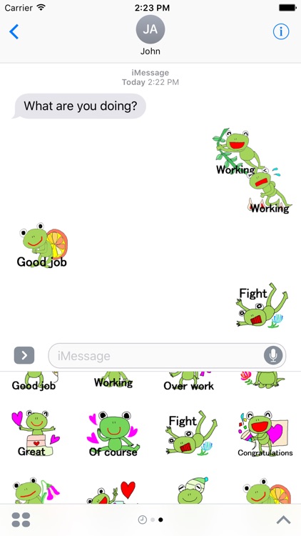 Frog Emoji Stickers