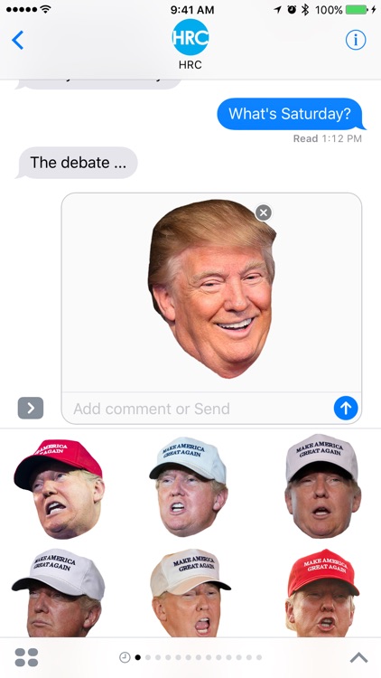Trump Sticker Pack — Make Emoji Great Again