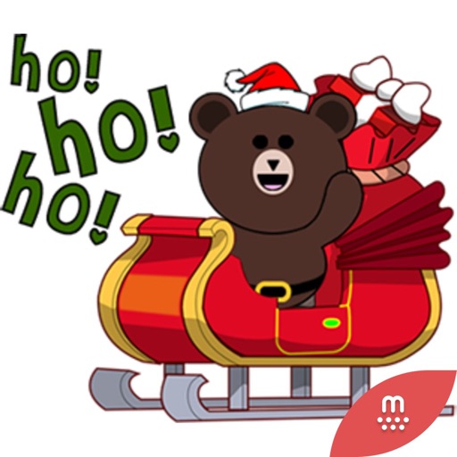 Cute Santa Bear stickers 2 stickers by CandyA$