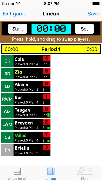Youth Soccer Lineup screenshot-3