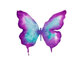 Add some great watercolor stickers to your messages and pictures