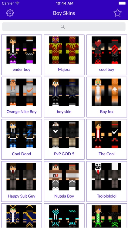 Boy Skins - New Skins for Minecraft PE & PC