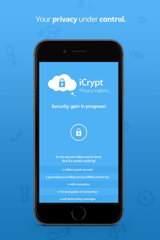 iCrypt - Privacy matters. screenshot 3