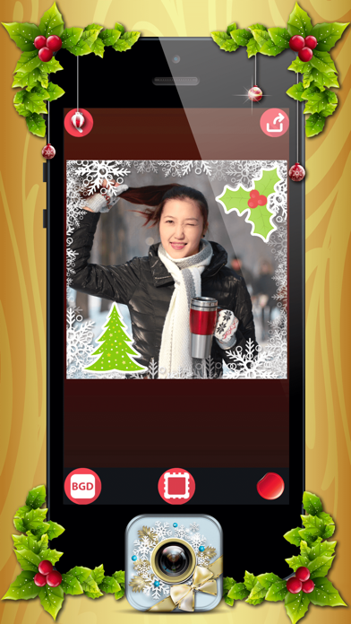 How to cancel & delete Christmas Photo Frames Edit.or with Xmas Sticker.s from iphone & ipad 4