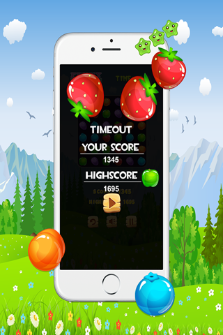 Funny Fruits Match Three - Free Matching 3 Games screenshot 4