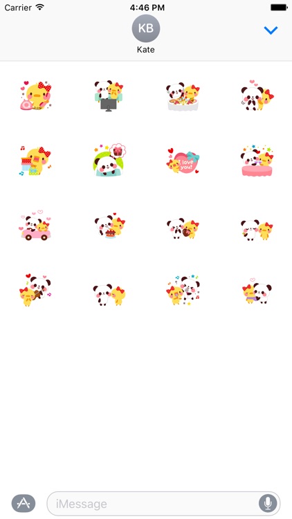 Cute Cate Animated Stickers For iMessage