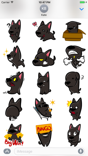 Little Dog - Cutest dog stickers for iMessage(圖2)-速報App