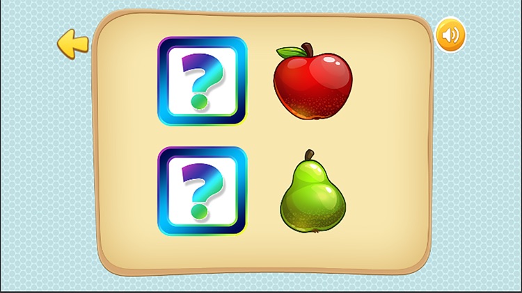 fruit matching kids game - Learning fruit