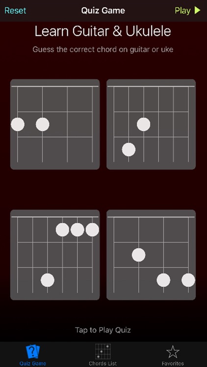 Uke Guitar Quiz: Learn Ukulele & Guitar Chords