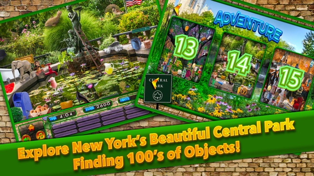 Central Park New York Hidden Object Puzzle Games(圖4)-速報App