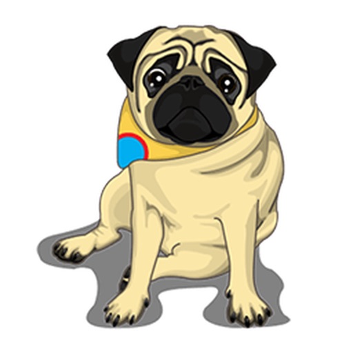 Max The Pug Stickers