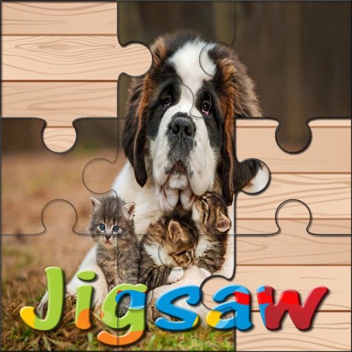 Kitty Cat and Puppy Dog Jigsaw Game Free For Kids