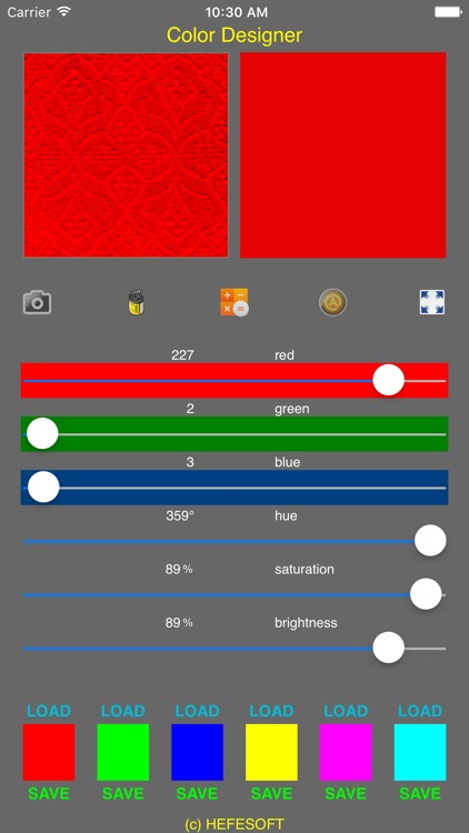 Color Designer with Calculator