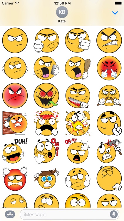 Ochat: Emotions Smiley & Emoji Stickers screenshot-3