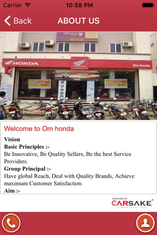 Om Honda Application screenshot 4