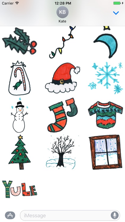 Yule Stickers