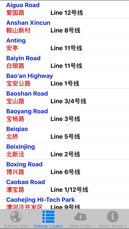 Shanghai Metro Subway Map