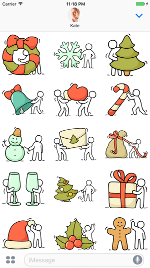 Christmas - Stickers for iMessage(圖2)-速報App