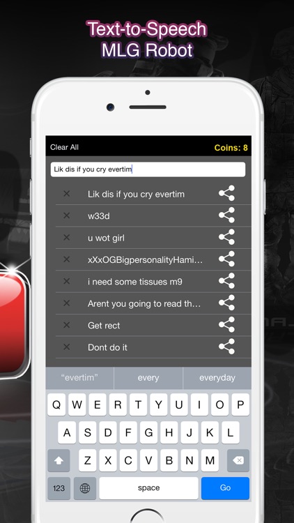 MLG Soundboard + Robot Text-to-Speech