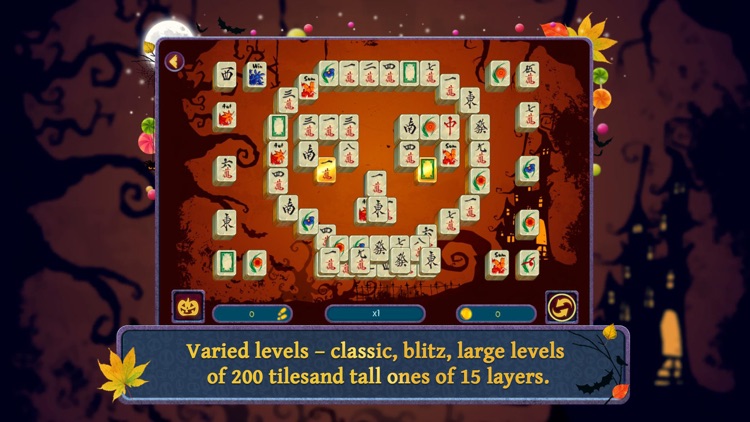 Halloween Night 2 Mahjong Free screenshot-3