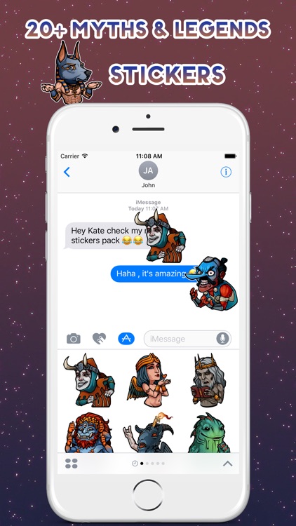 Halloween Legends Emoji Stickers - for iMessage