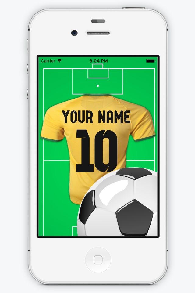 Football Jersey Maker - Create your  personalized jersey screenshot 2