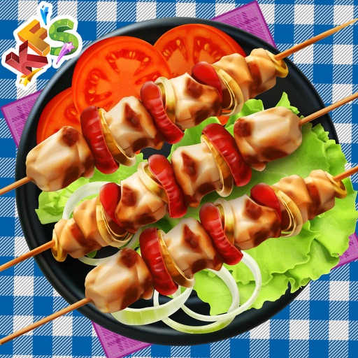 Kids BBQ Cooking Chef & Crazy kitchen mania Icon