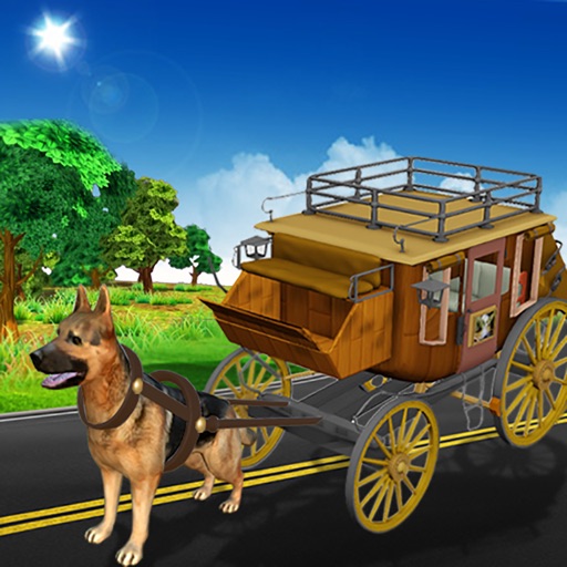 Drive Dog Buggy Taxi:  Dog Cart driving simulation iOS App