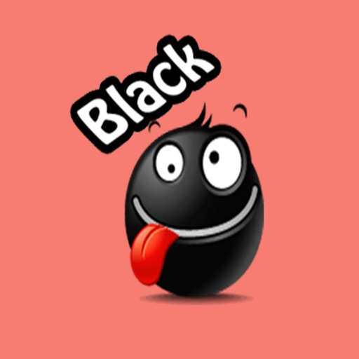 Black Emojis Stickers Pack for iMessage icon