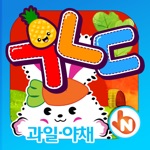 POPOYA Korean Fruits Vegetables Flashcards