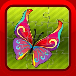 Butterfly Jigsaw Puzzles Games for Preschool Kids